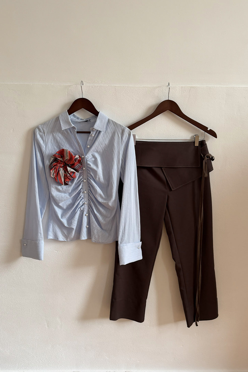 Oversized Scrunchie Corallo