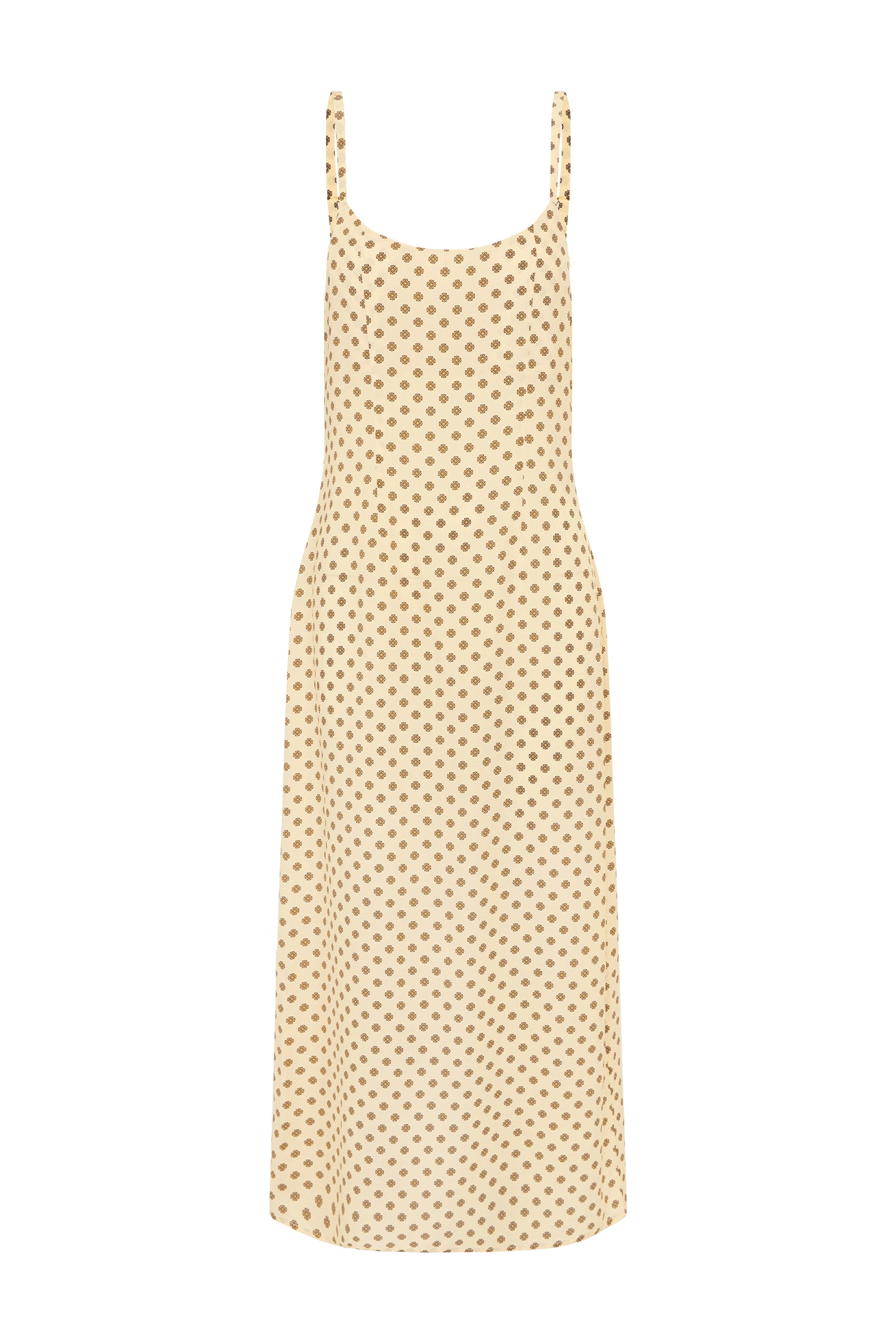 Straight-Cut Slip Dress Gia Bianca