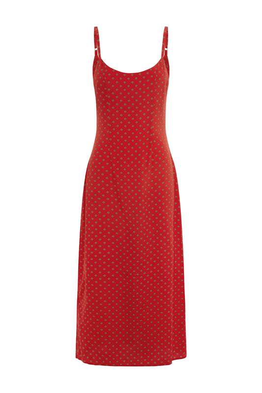 Straight-Cut Slip Dress Gia Rossa