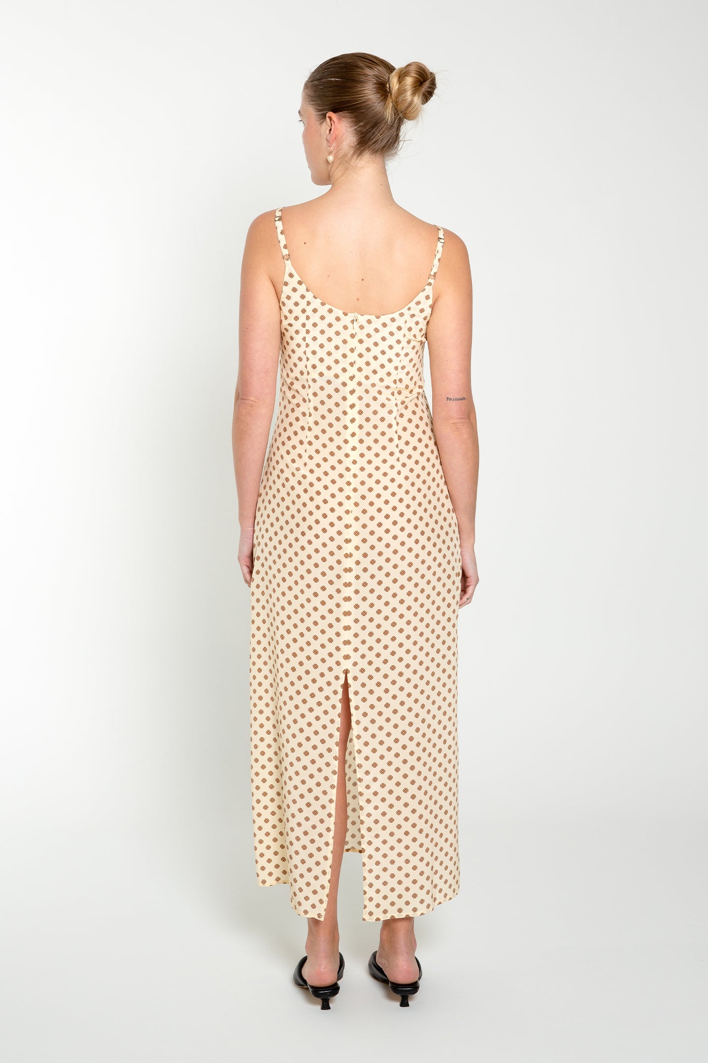 Straight-Cut Slip Dress Gia Bianca