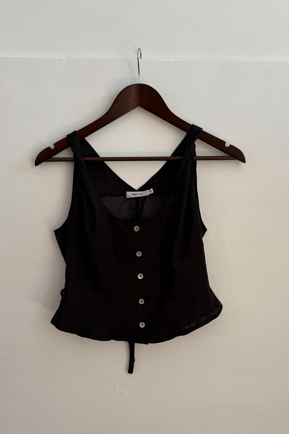 Twist Shoulder Bustier Nera