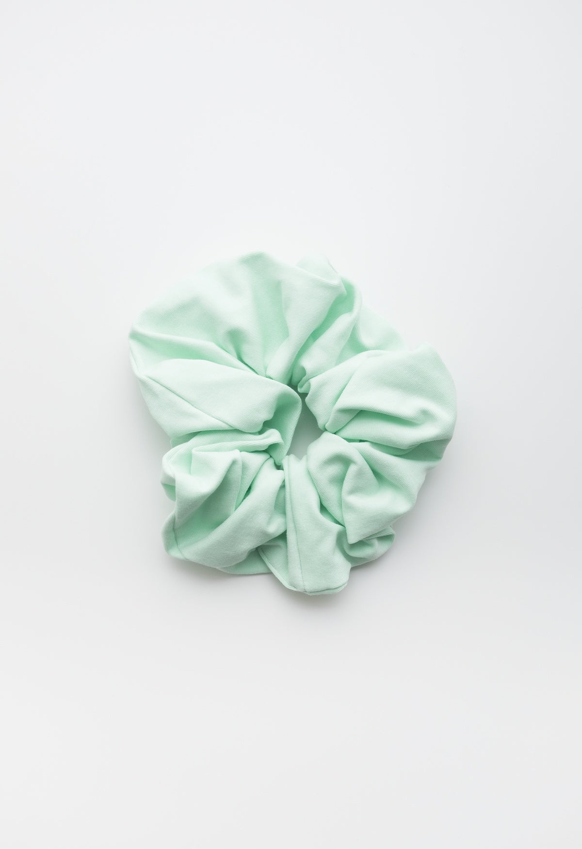Oversized Scrunchie Menta Cotton