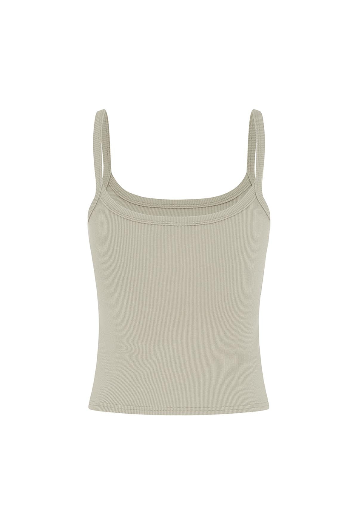 Ribbed Singlet Pietra