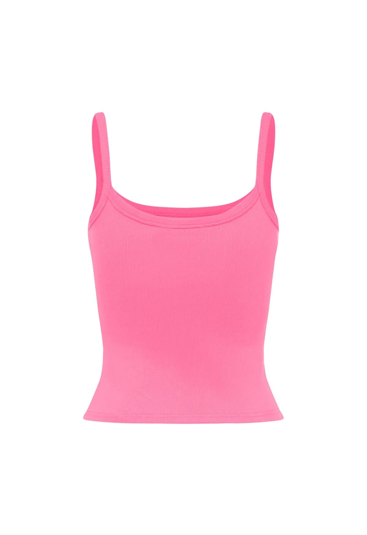 Ribbed Singlet Rosa Rosa