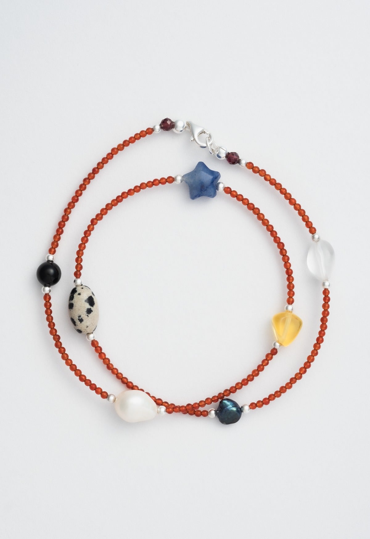 Sun Ray Astra Necklace Carnelian