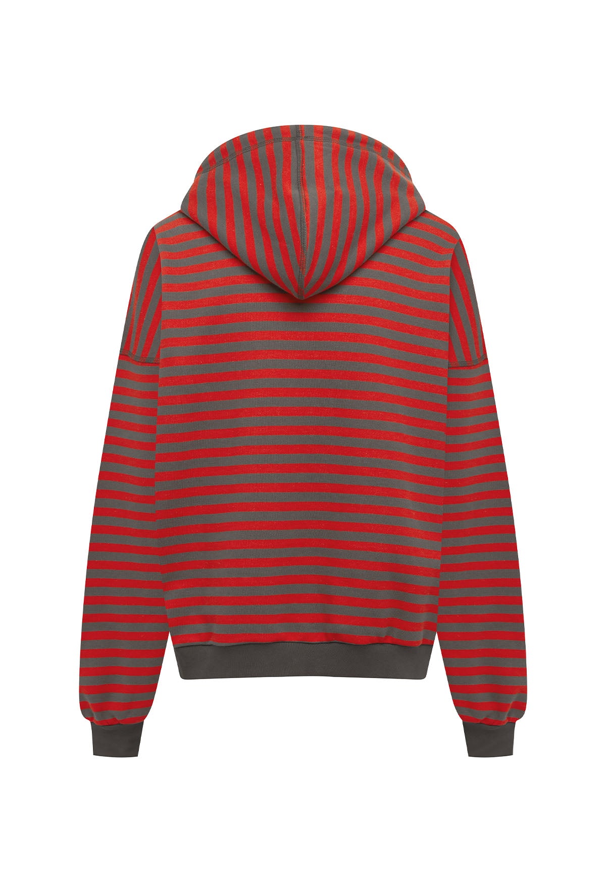 Zip Hoodie Pomodoro Stripe