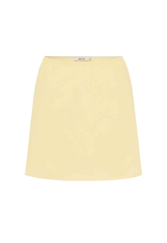 Mini Slip Skirt Limone Tencel