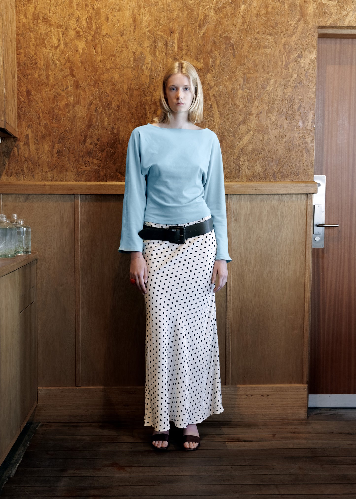 Bias Ankle Skirt Pois Bianca (previous production)