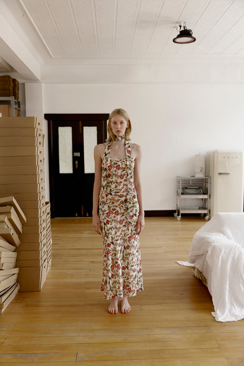 Bias Slip Dress Giardino