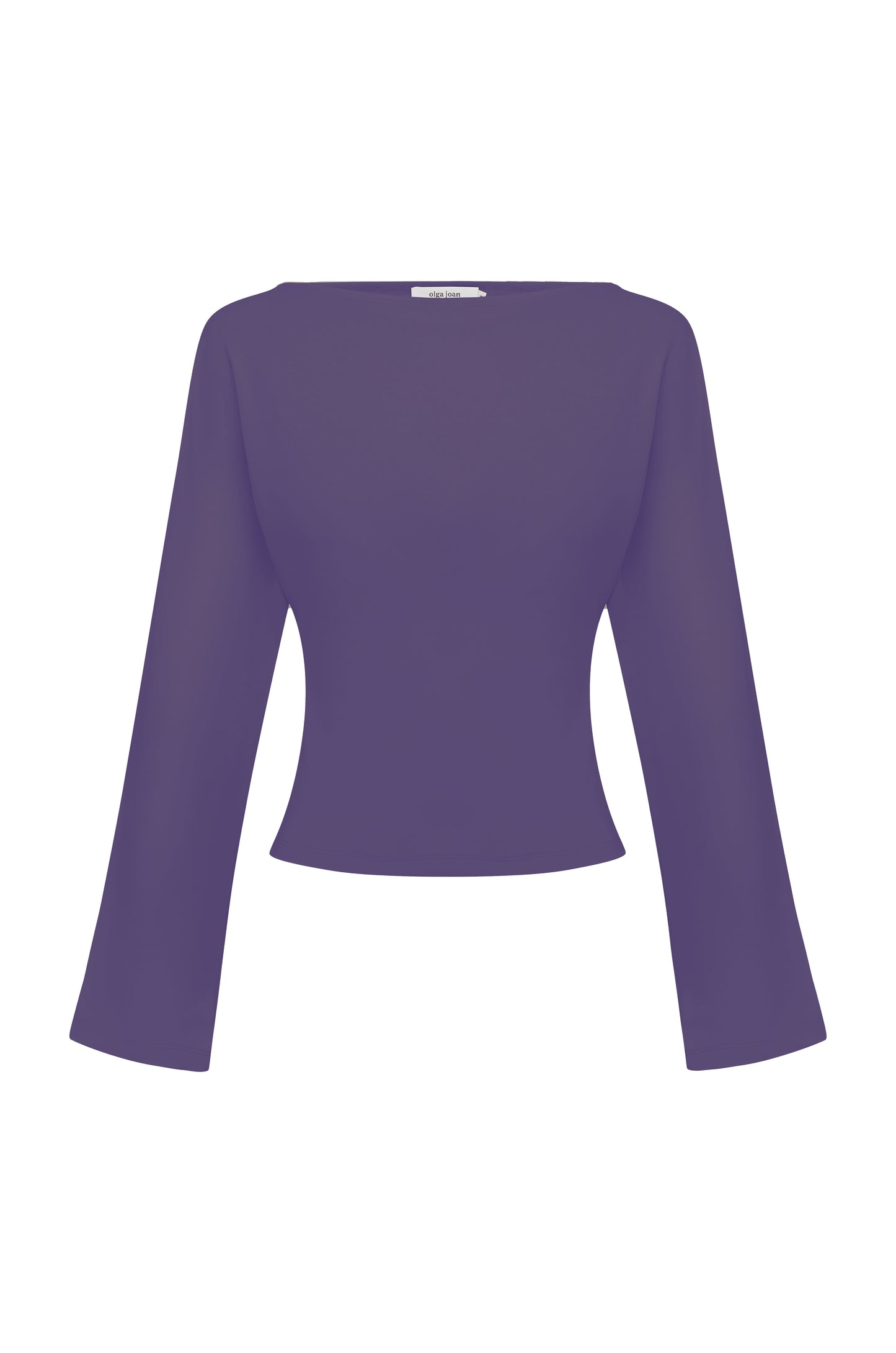 Bateau Long Sleeve Washed Viola