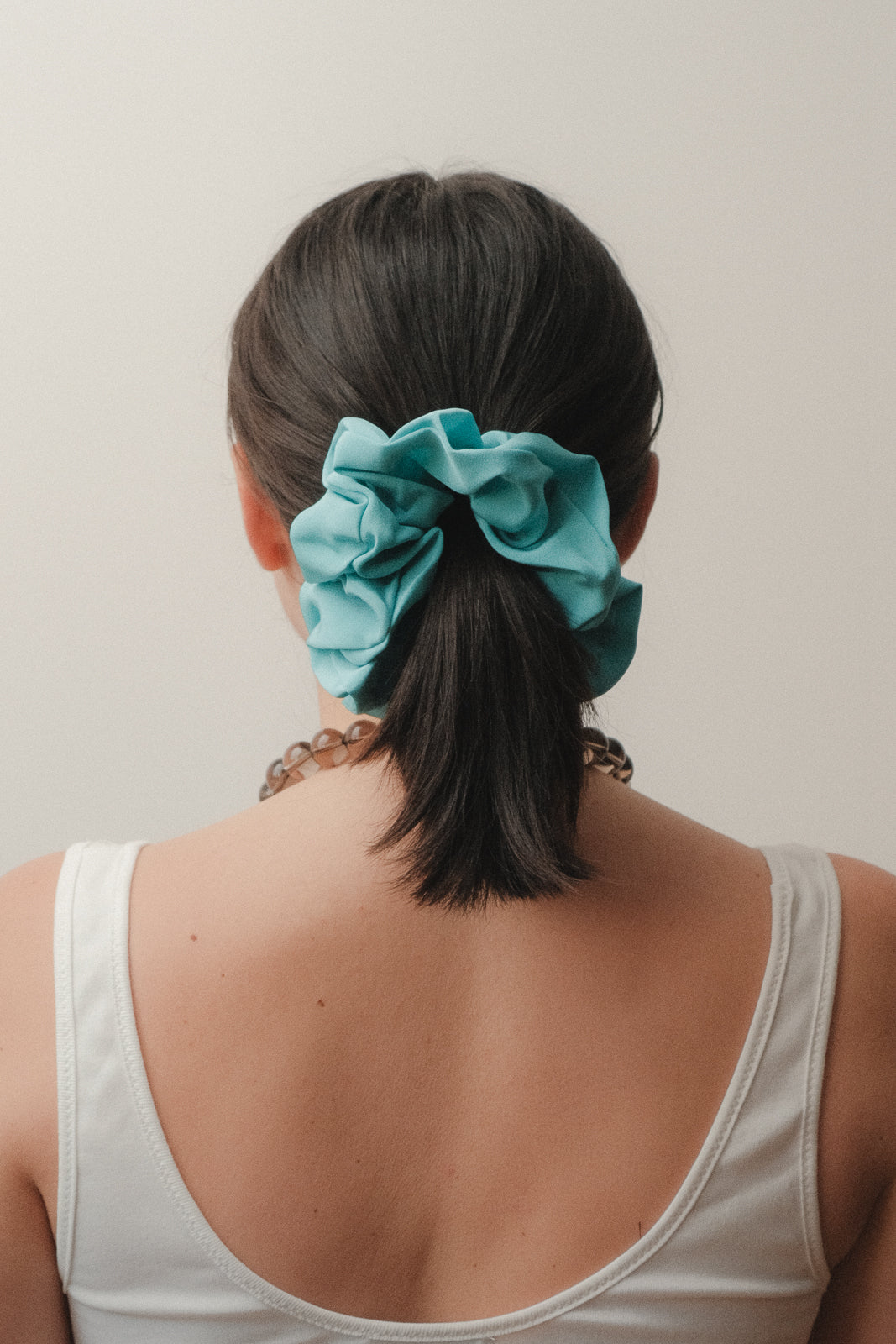 Oversized Scrunchie Turchese