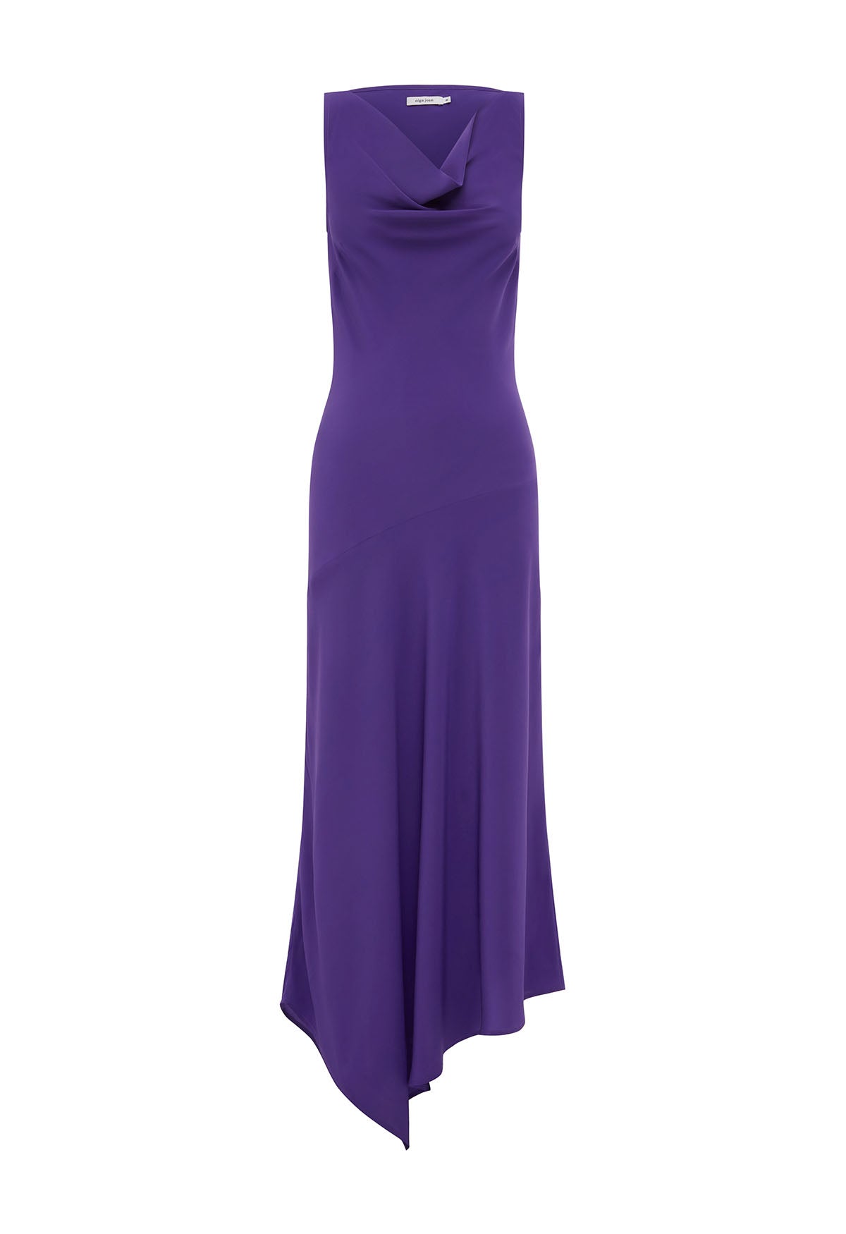 Asymmetrical Cowl Dress Viola