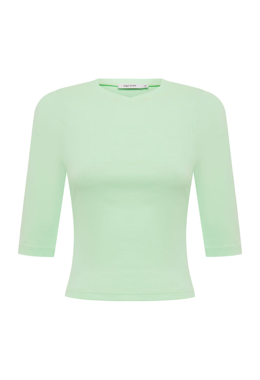 Baby V-Neck Top Menta