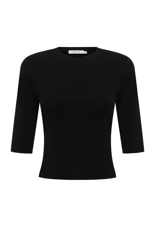 Baby V-Neck Top Nera