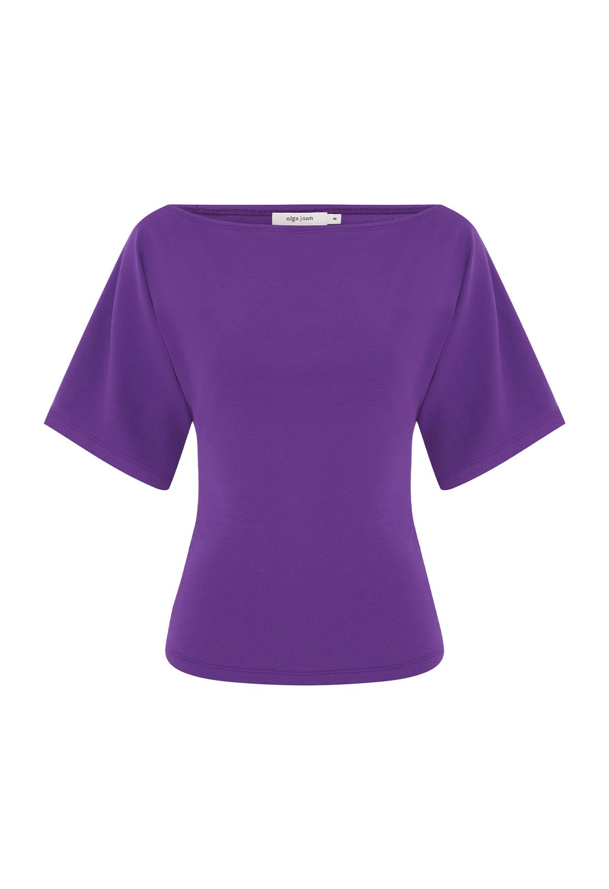 Bardot Ruched Top Viola