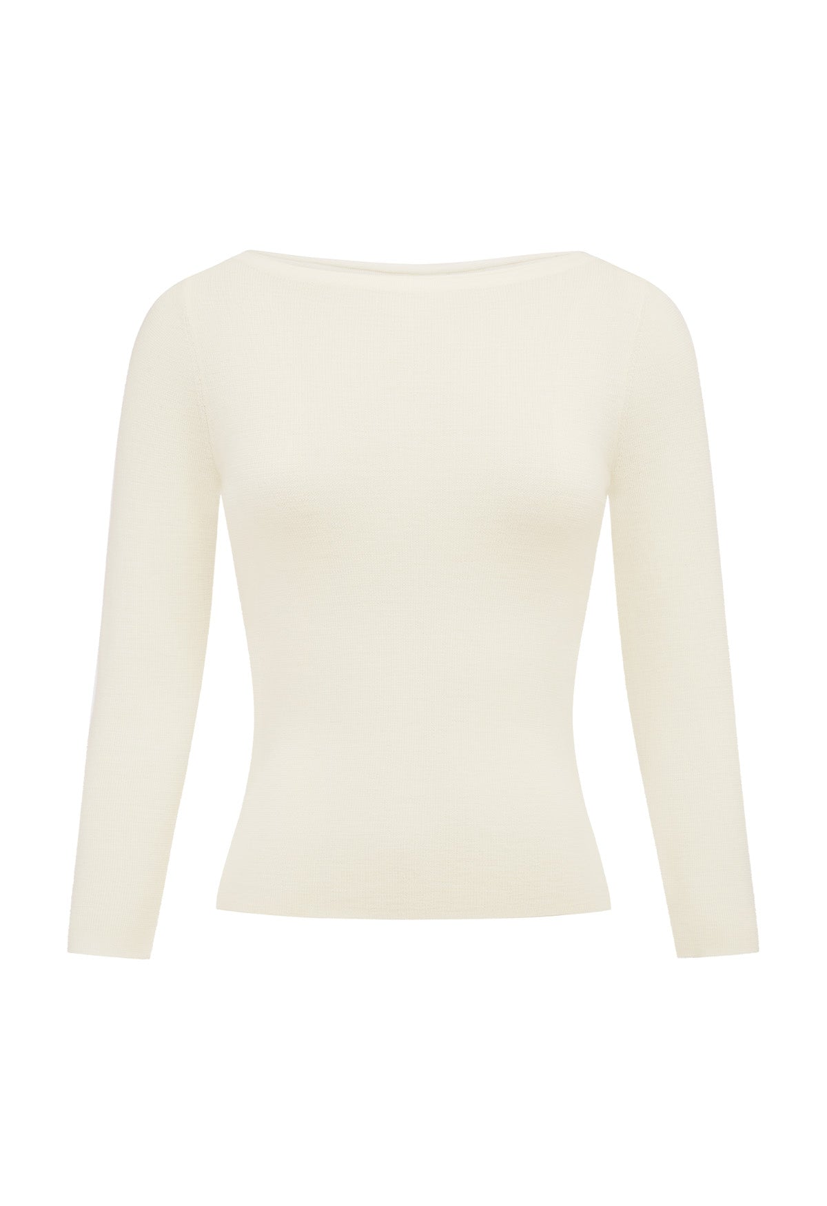 Bateau 3/4 Knit Top Bianca
