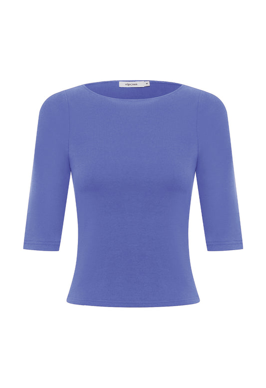 Bateau 3/4 Top Cerulean