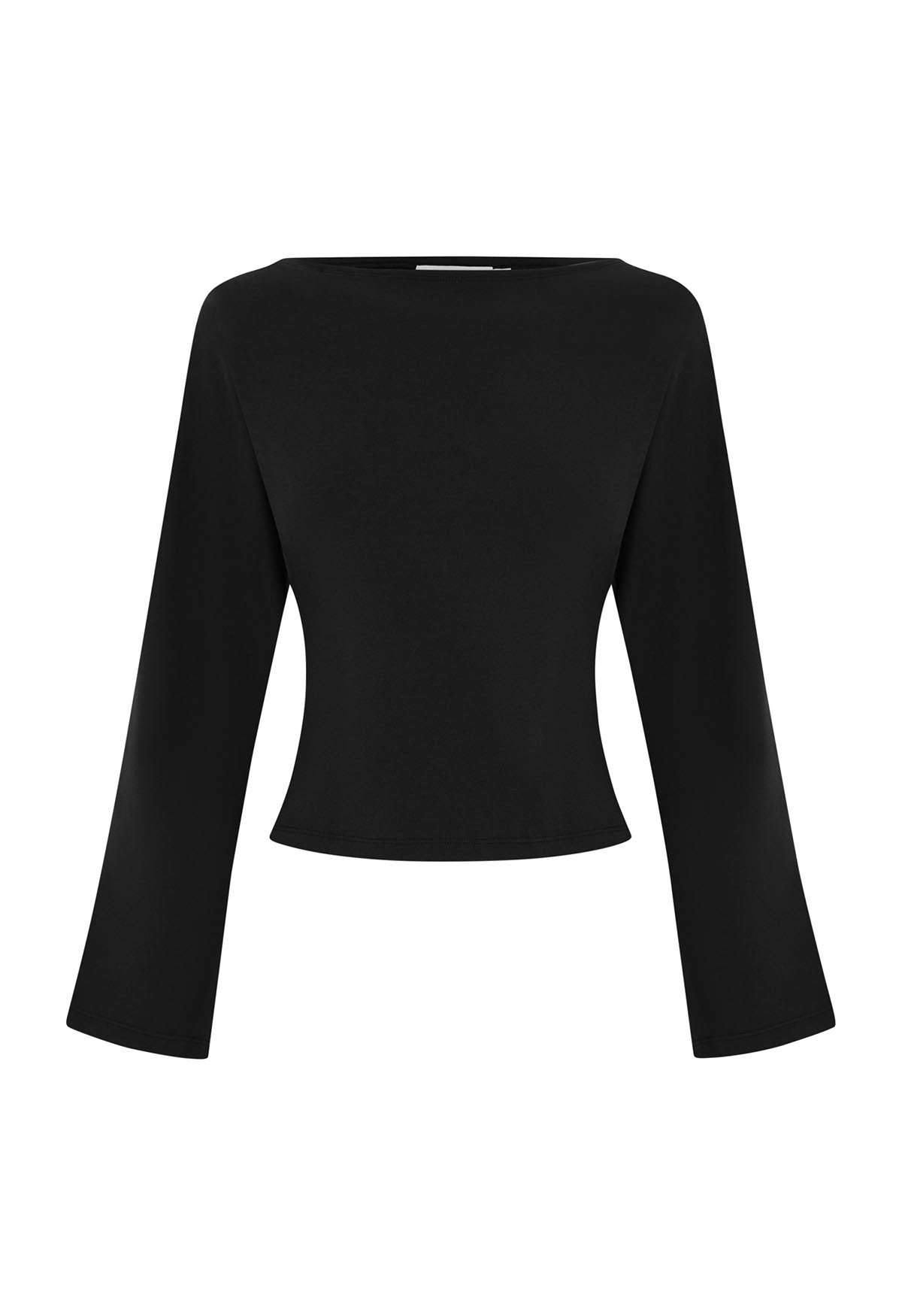 Bateau Long Sleeve Nera