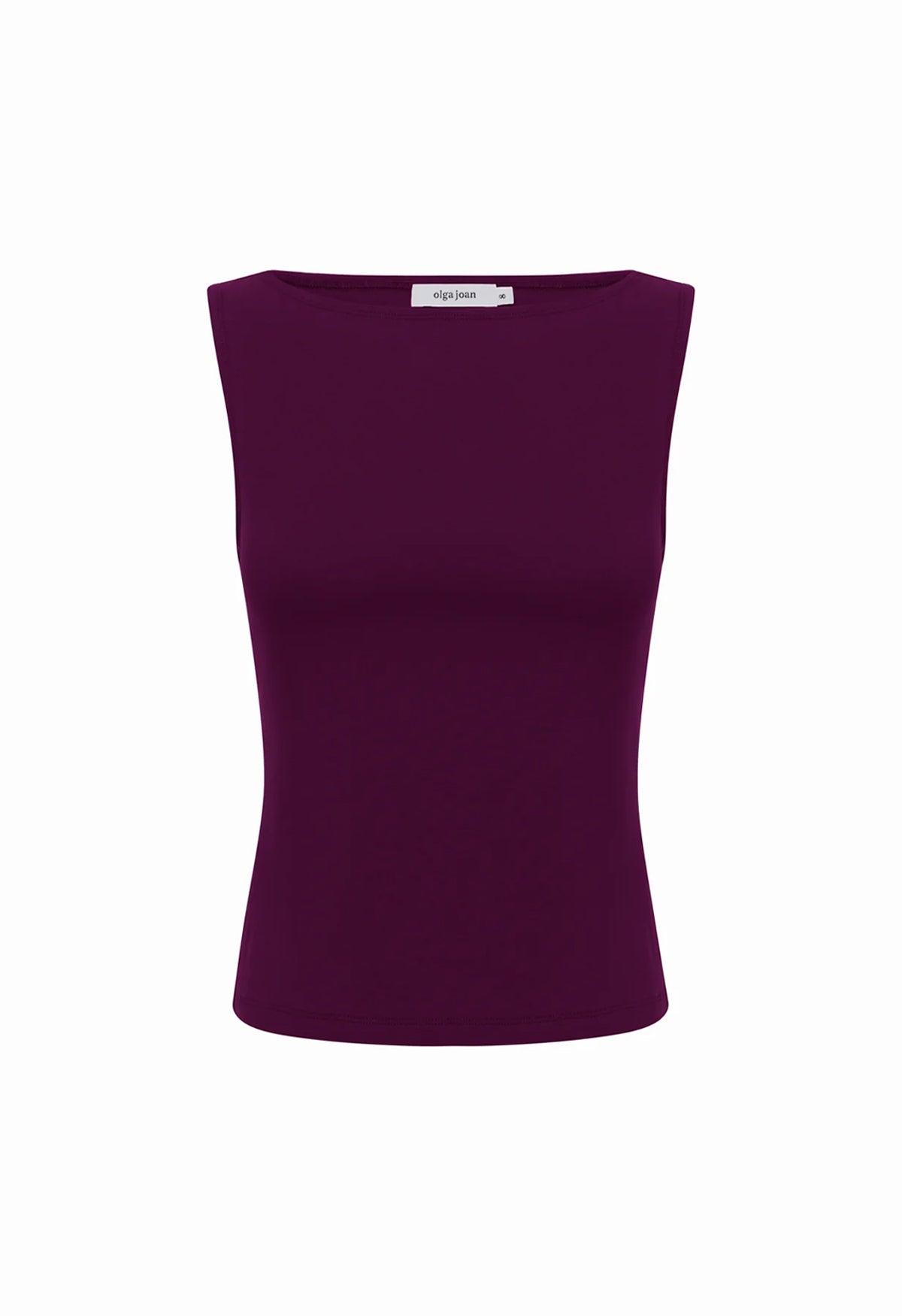 Bateau Tank Aubergine