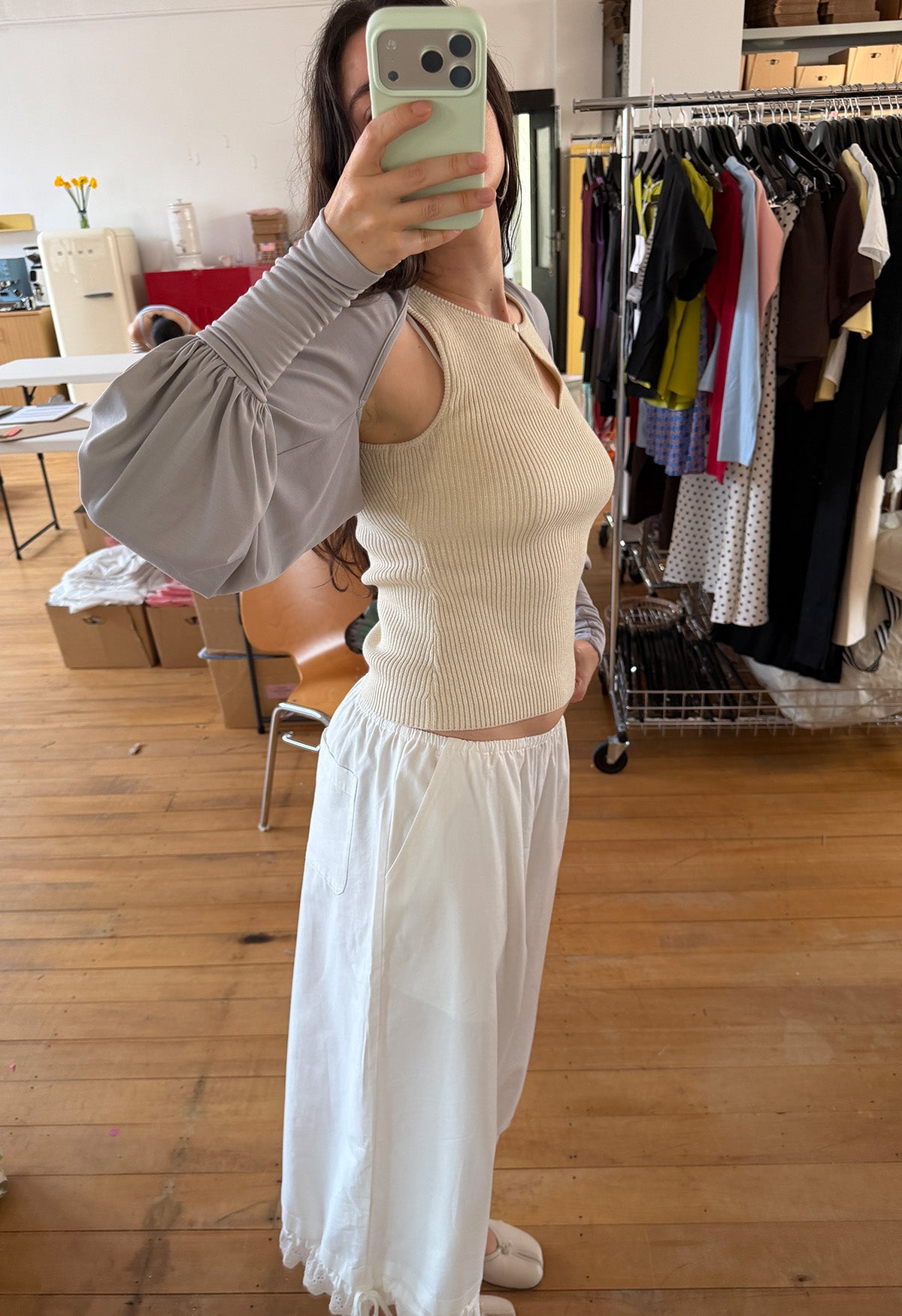 Bell Sleeve Bolero Pietra