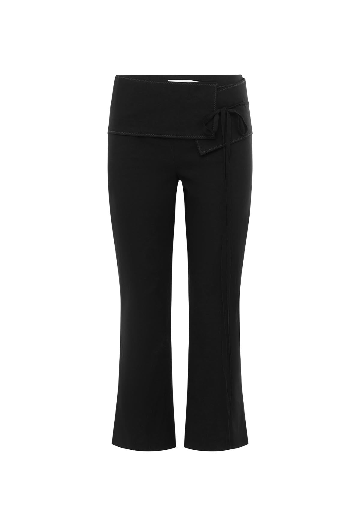 Belted Capri Pant Nera