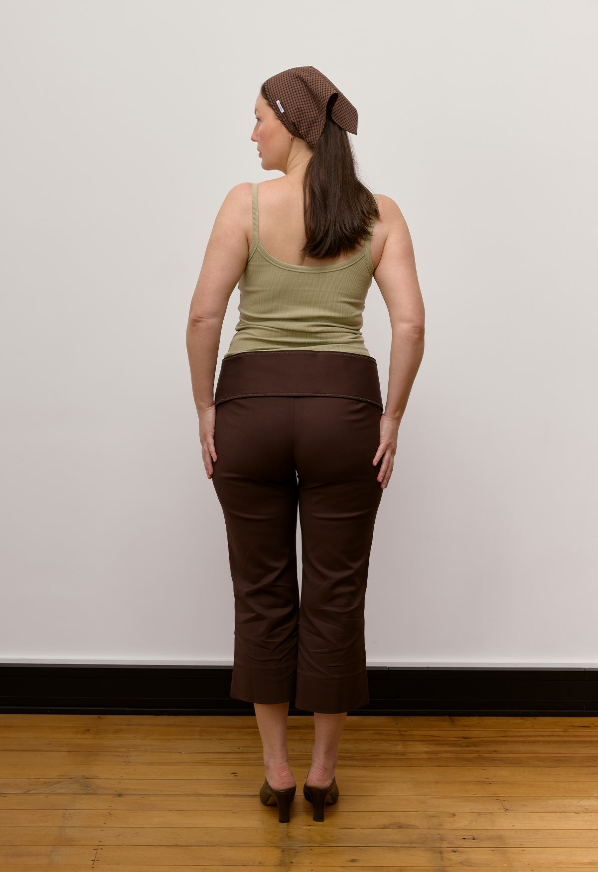 Belted Capri Pant Ciocco