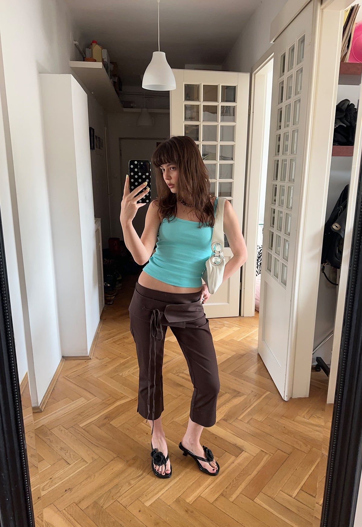 Belted Capri Pant Ciocco