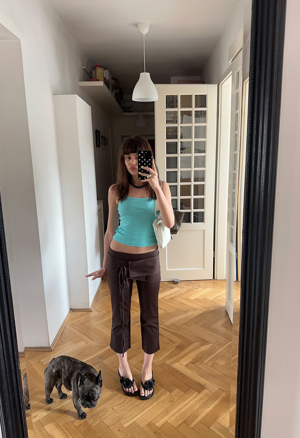Belted Capri Pant Ciocco