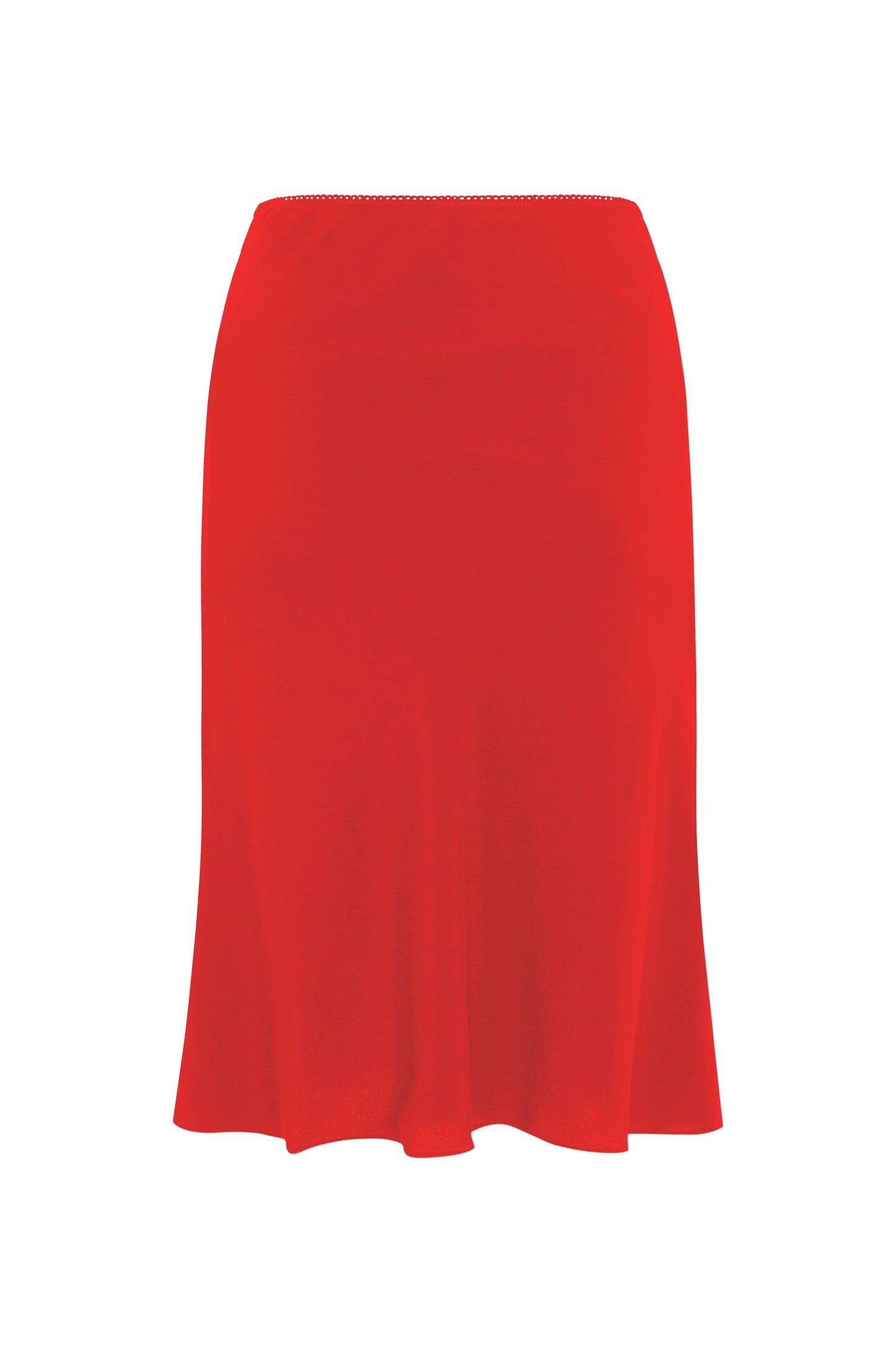 Bias Knee Skirt Pomodoro