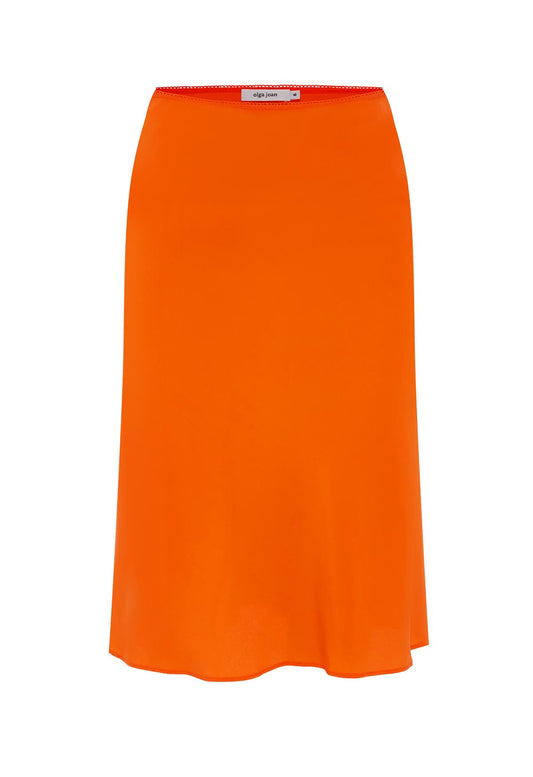 Bias Knee Skirt Arancia