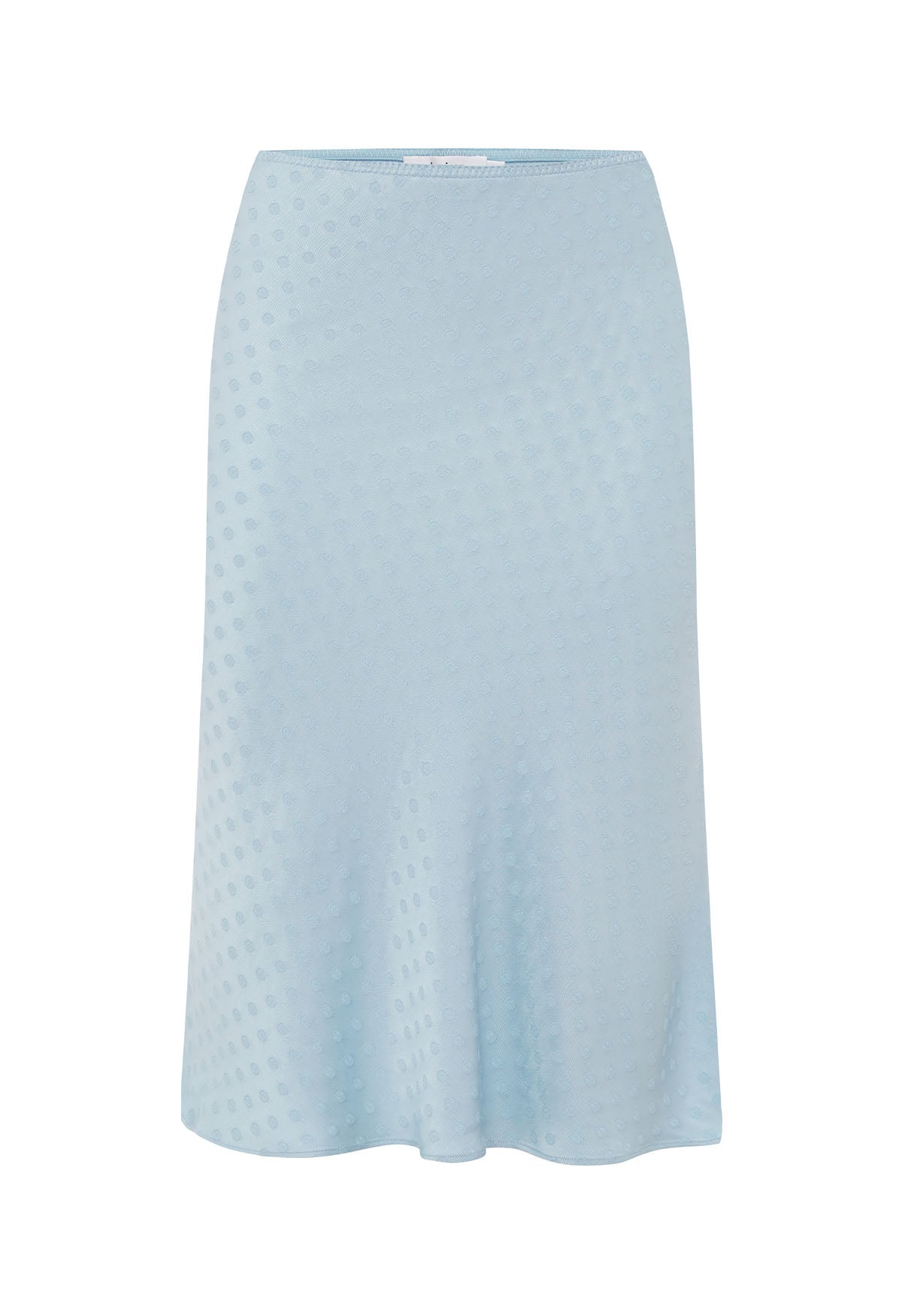 Bias Knee Skirt Jacquard Cielo