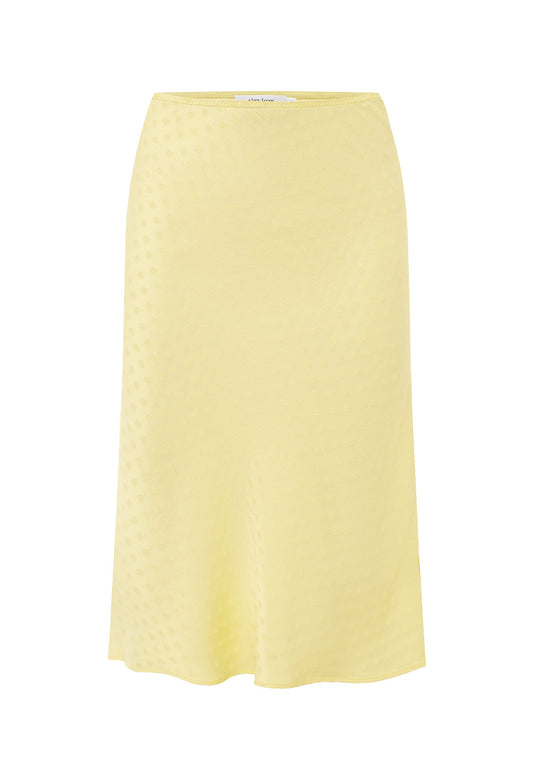 Bias Knee Skirt Jacquard Limone