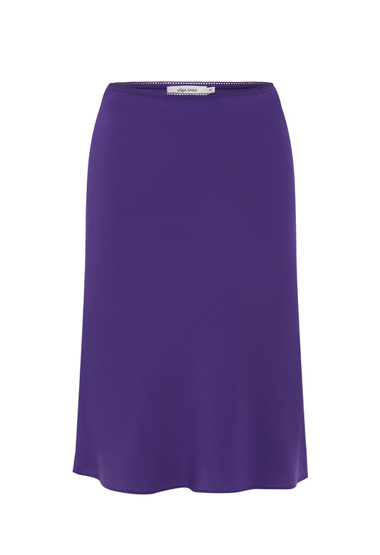 Bias Knee Skirt Viola