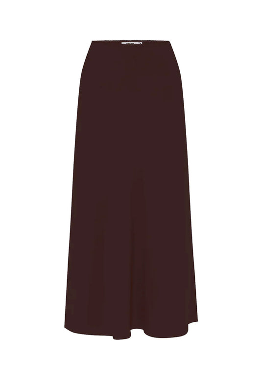 Bias Mid Skirt Ciocco