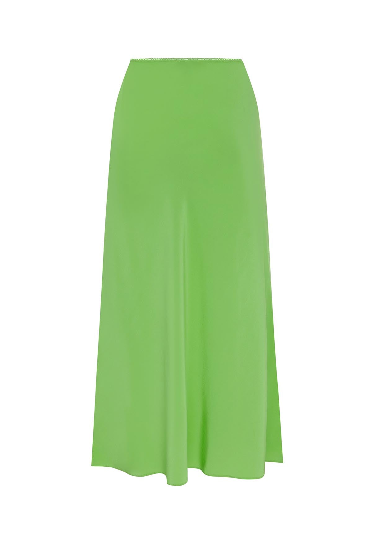 Bias Mid Skirt Verde