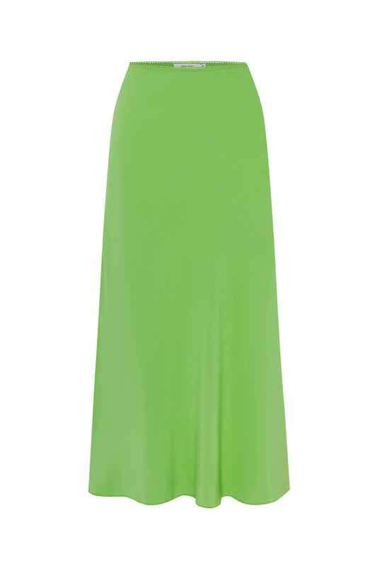 Bias Mid Skirt Verde