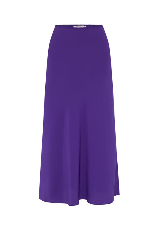 Bias Mid Skirt Viola