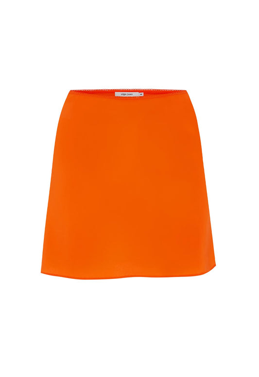 Bias Mini Skirt Arancia