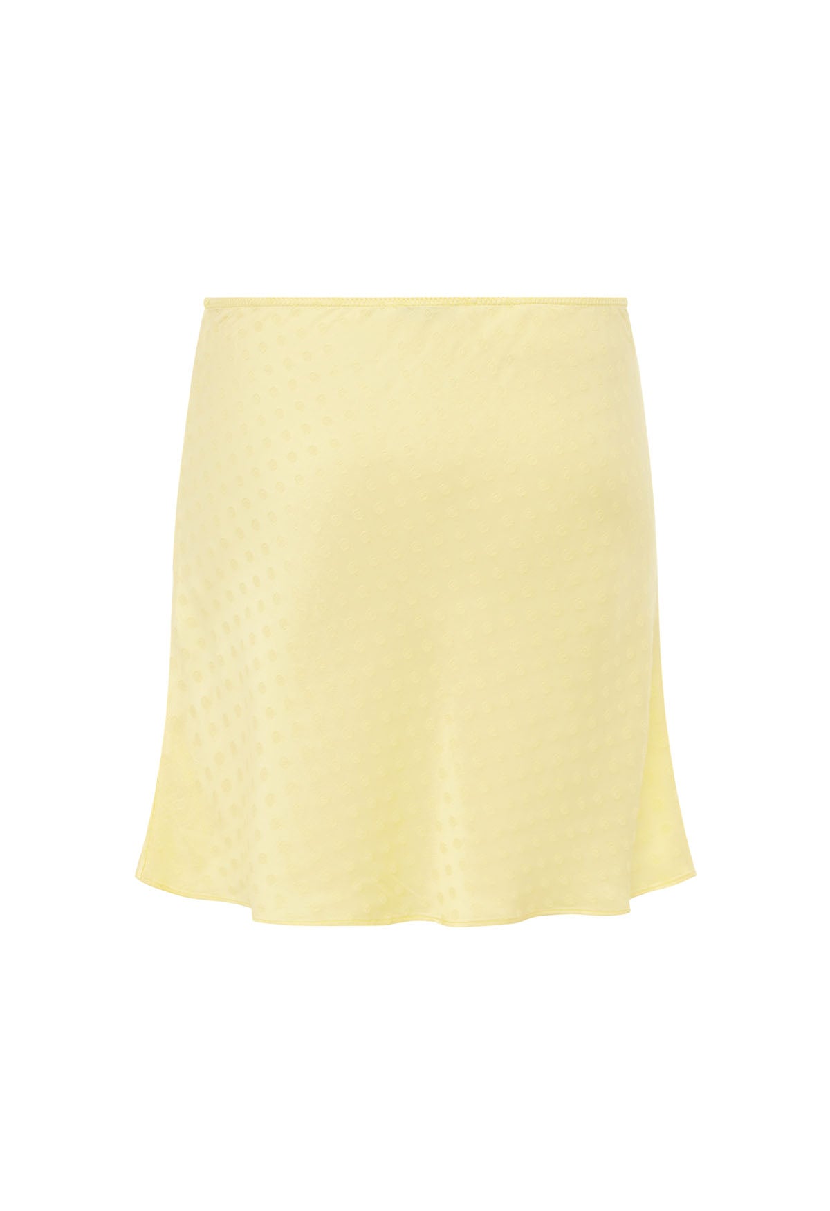 Bias Mini Skirt Jacquard Limone