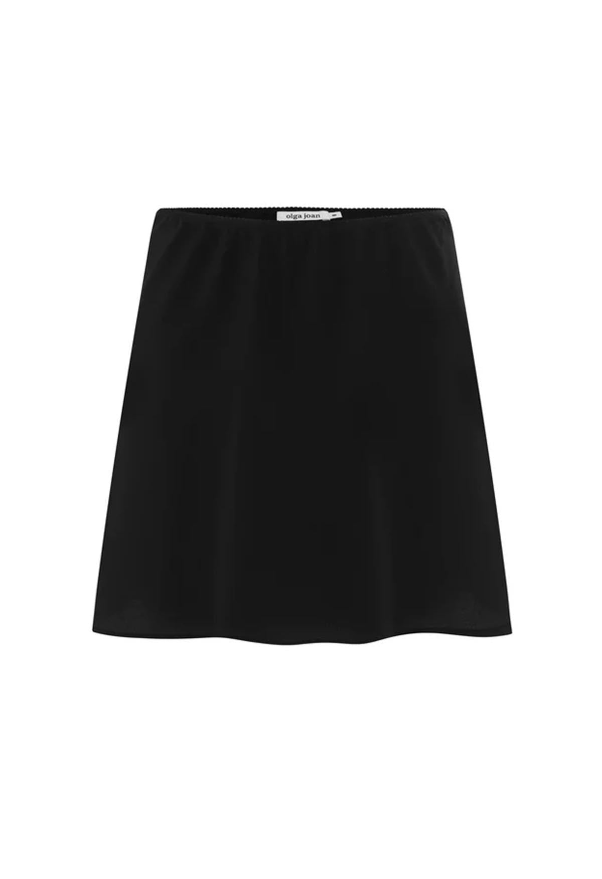 Bias Mini Skirt Nera