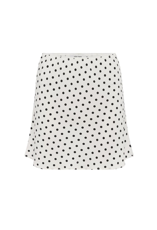 Bias Mini Skirt Pois Bianca