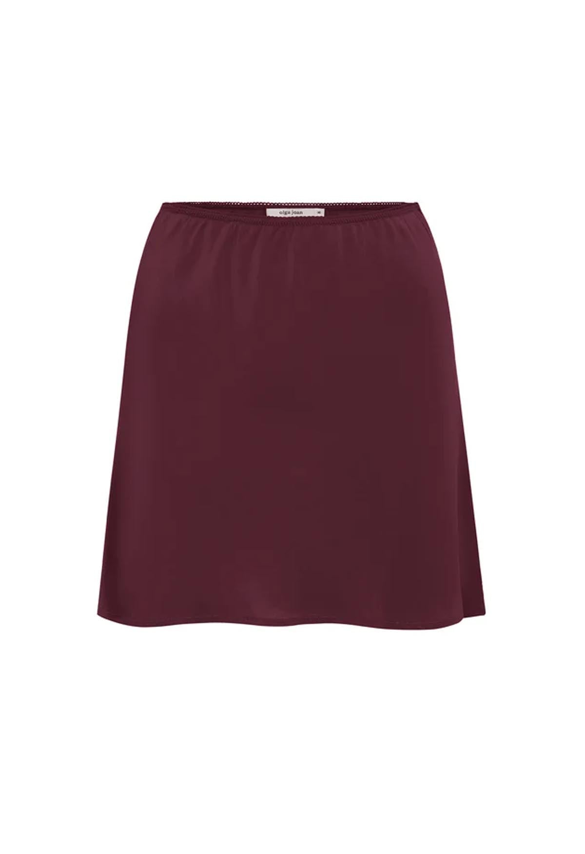 Bias Mini Skirt Vino