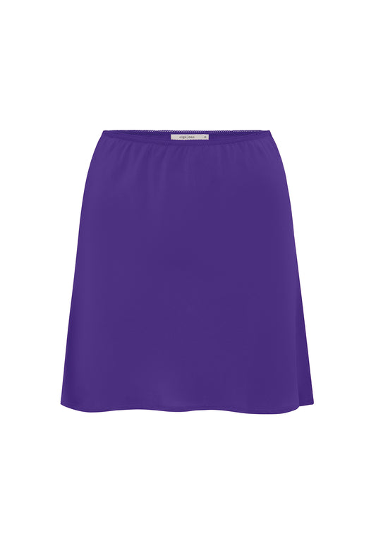 Bias Mini Skirt Viola