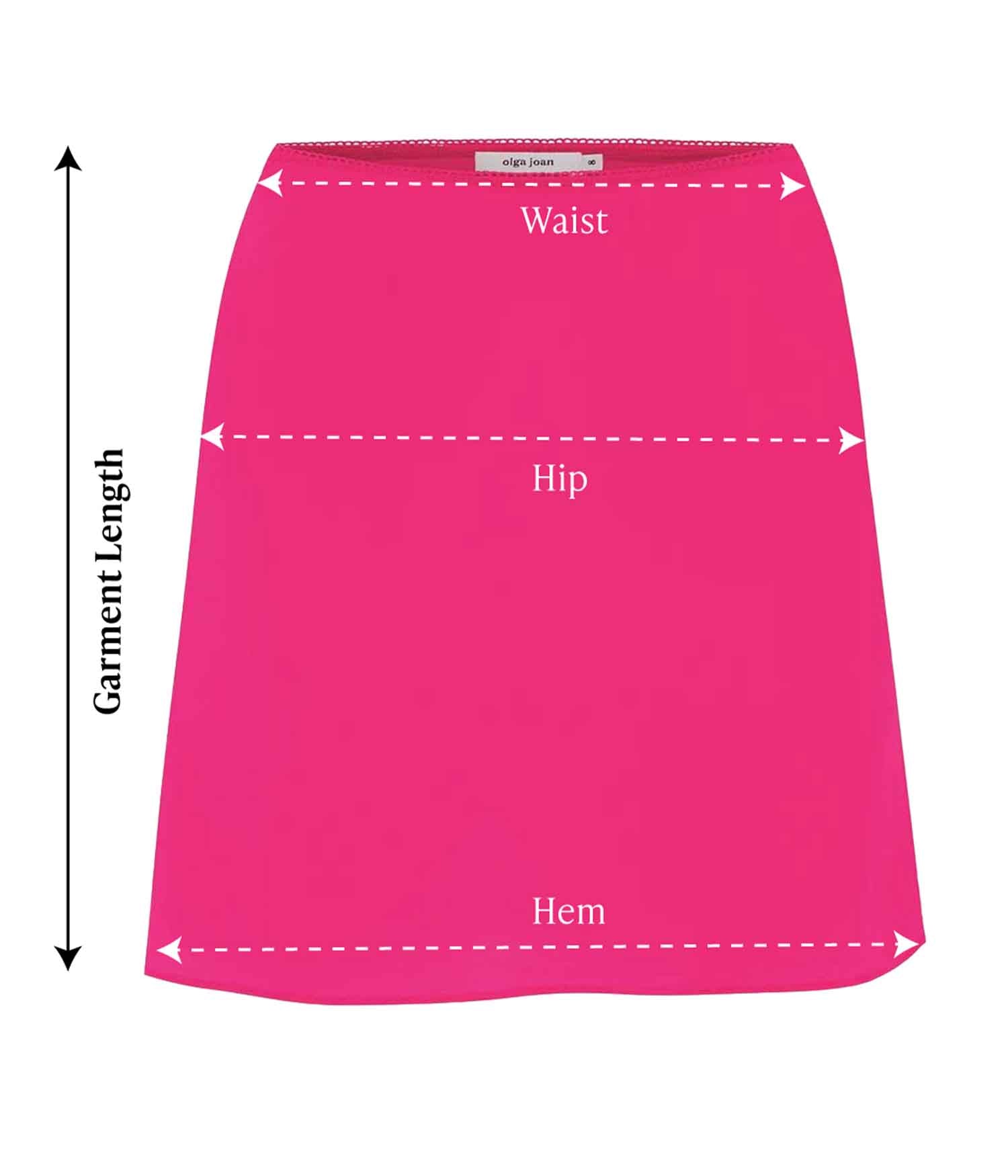 Bias Mini Skirt Nera – Olga Joan