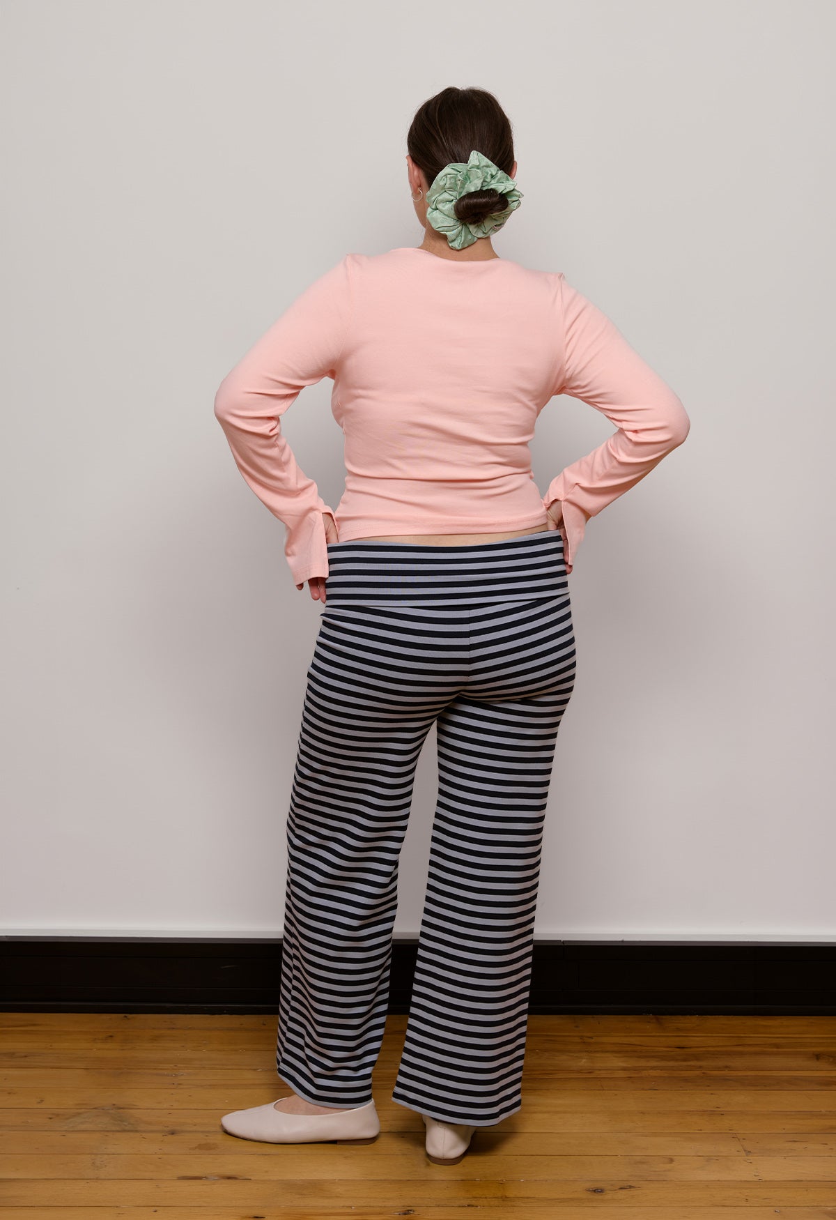 Button-Through Long Sleeve Top Petalo