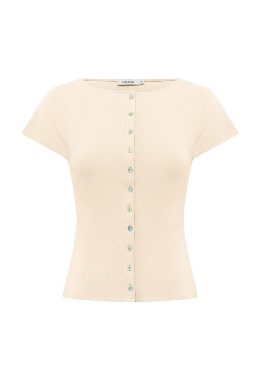Button-Through Tee Avena