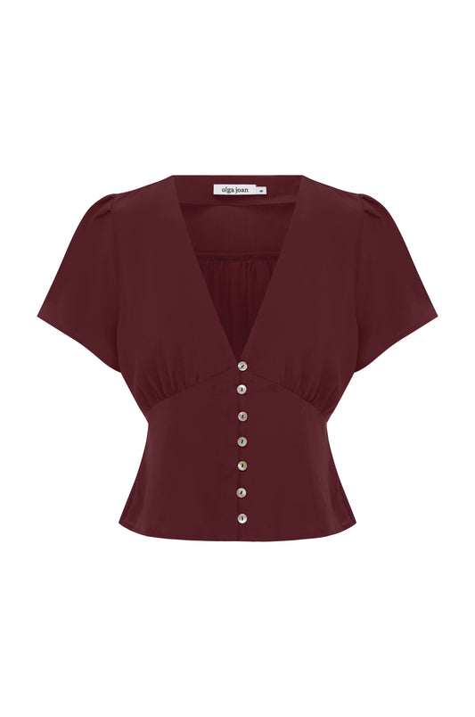 Cap-Sleeve Top Vino