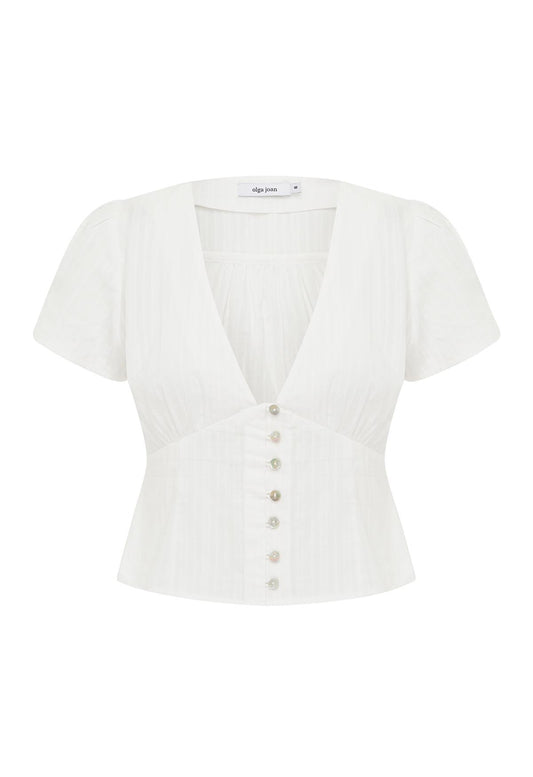 Cap-Sleeve Top Bianca