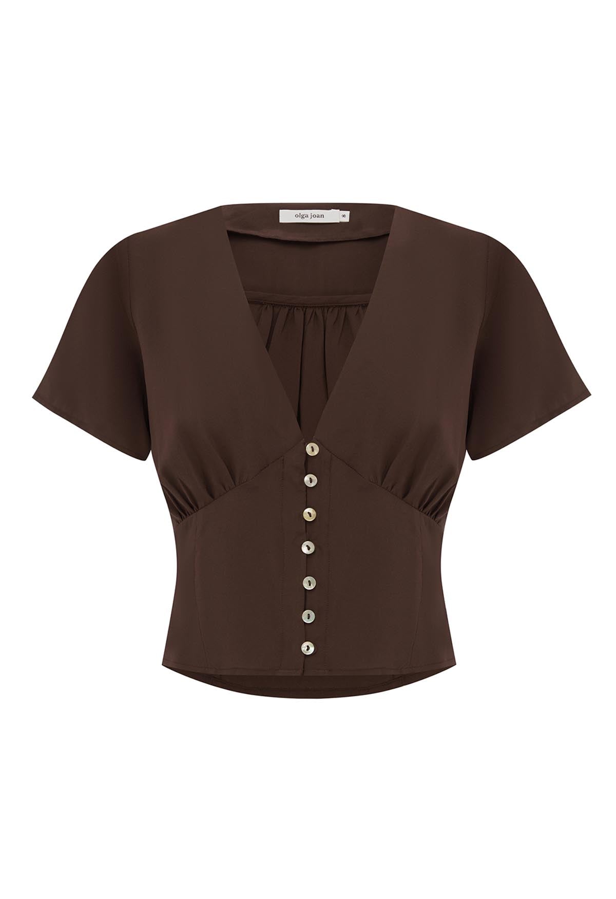 Cap-Sleeve Top Ciocco
