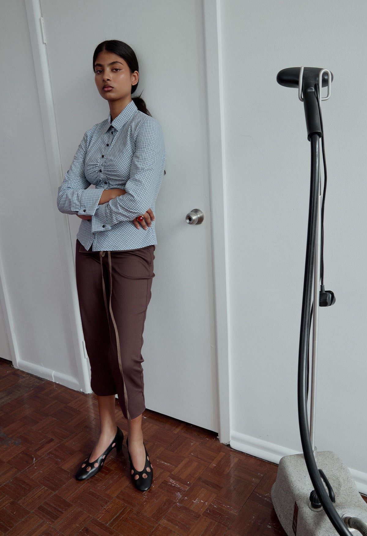 Belted Capri Pant Ciocco